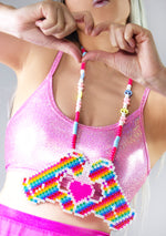 I Heart You Rave Kandi Necklace