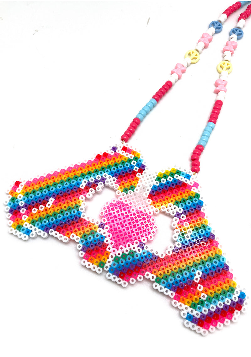 I Heart You Rave Kandi Necklace