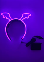 Luring Seductress Bat Wing LED Light Up Headband