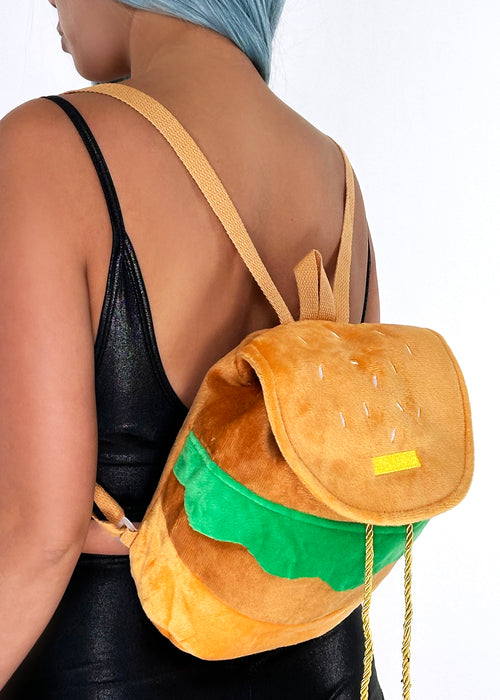 Yummy Burger Rucksack Backpack