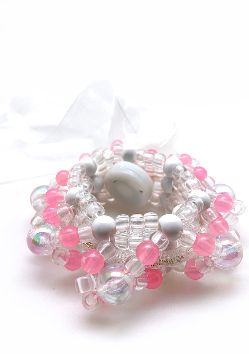 Sweet Melody Light Up Ribbon Rave Kandi Bracelet