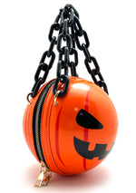 Trick or Treat Pumpkin Jack O'Lantern Crossbody Bag