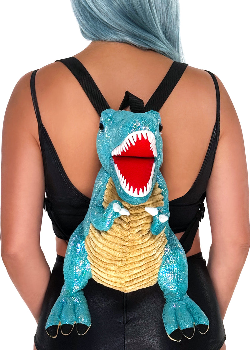 Storm Claw Dinosaur Plush Backpack