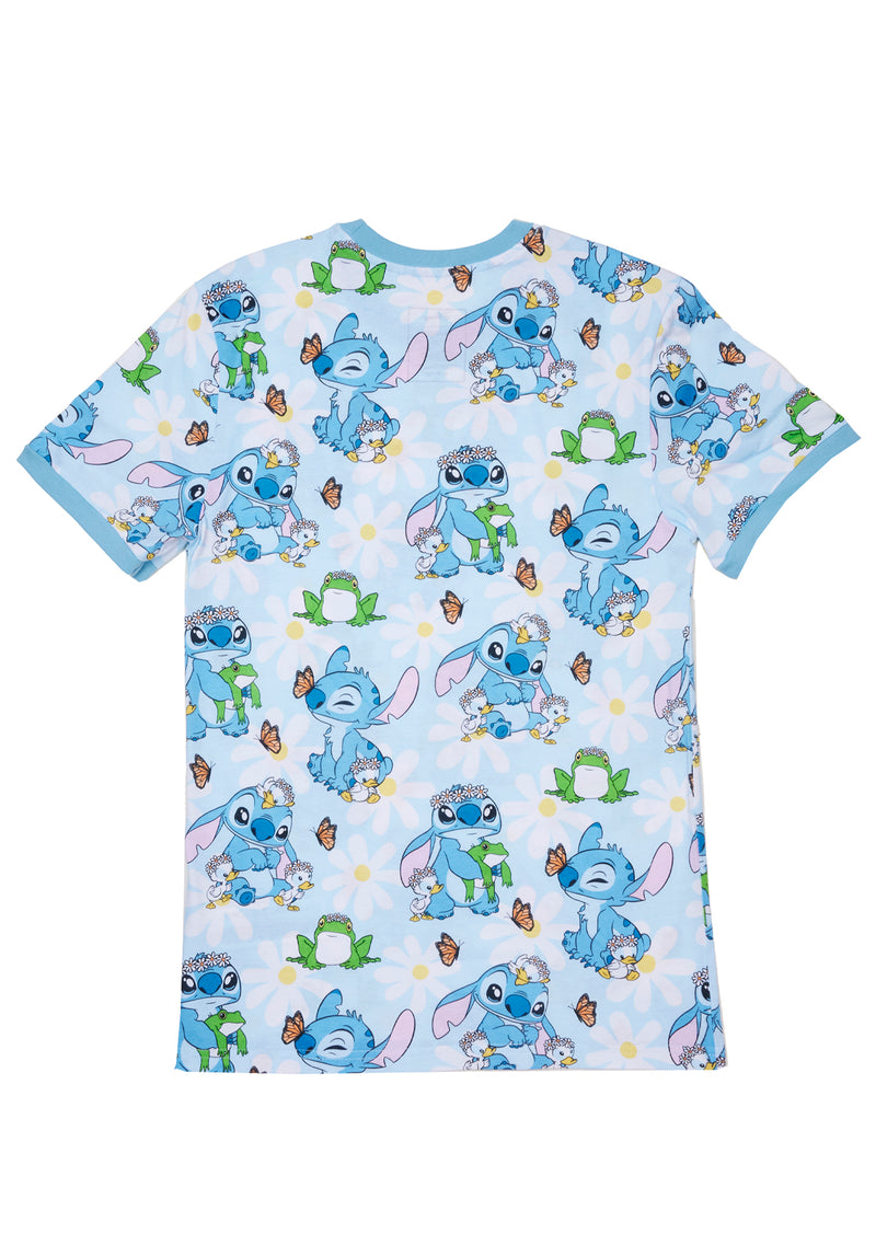 Disney Lilo & Stitch Springtime Stitch Unisex Tee