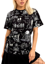 Disney Haunted Mansion AOP Unisex Tee