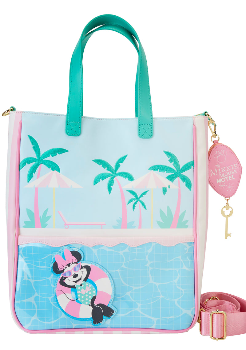 Disney Minnie Mouse Vacation Style Tote Bag with Coin Purse