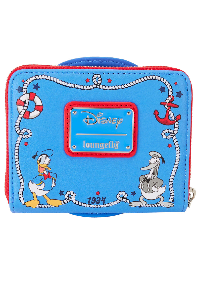 Disney Donald Duck 90th Anniversary Zip Around Wallet