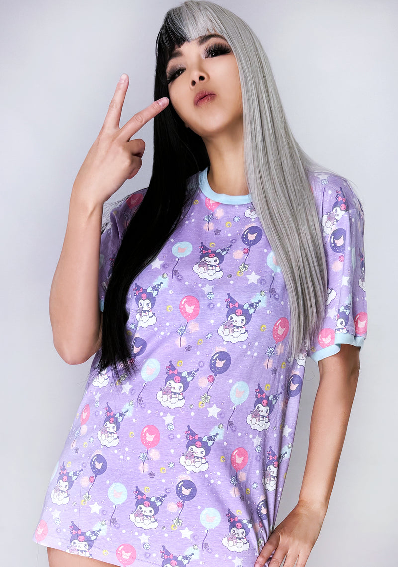 Sanrio Kuromi Carnival AOP Unisex Tee