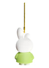 Miffy Rubber Mascot Keychain in Green