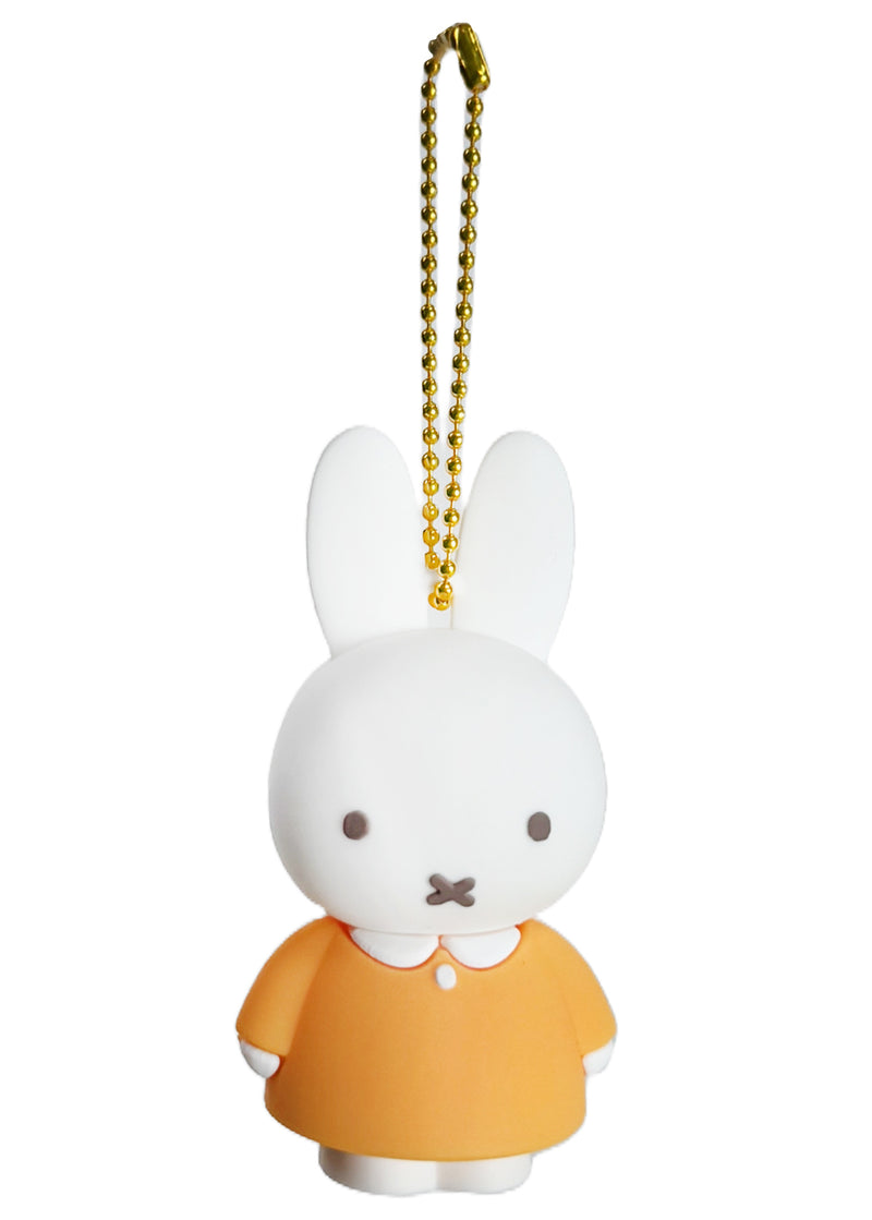 Miffy Rubber Mascot Keychain 2.0 in Orange