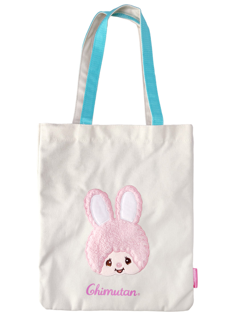 Monchhichi Chimutan Bunny Face Canvas Tote