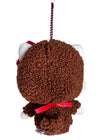 Monchhichi X Sanrio Hello Kitty Plush Mascot Keychain -Limited Edition