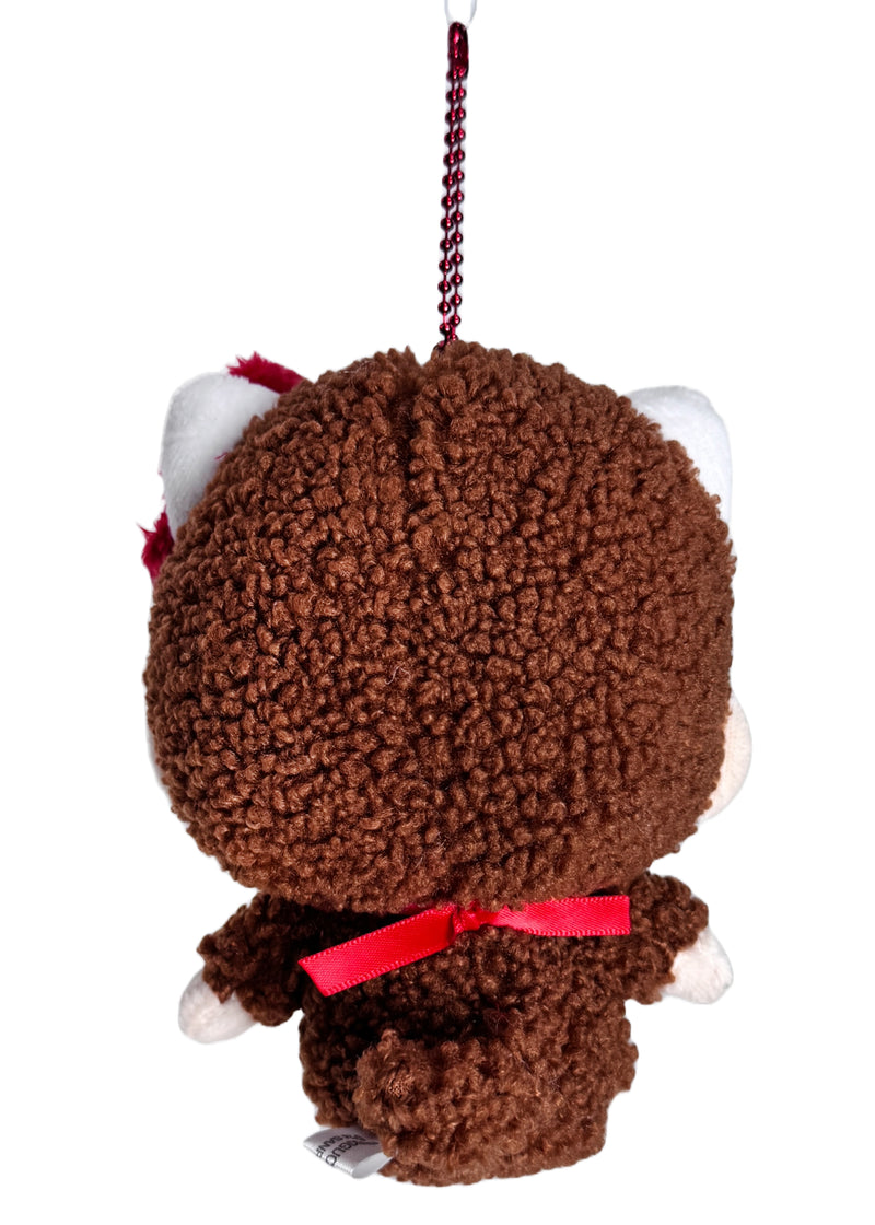Monchhichi X Sanrio Hello Kitty Plush Mascot Keychain -Limited Edition