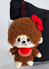Monchhichi X Sanrio Hello Kitty Plush Mascot Keychain -Limited Edition