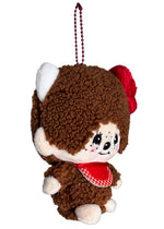 Monchhichi X Sanrio Hello Kitty Plush Mascot Keychain -Limited Edition