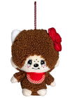 Monchhichi X Sanrio Hello Kitty Plush Mascot Keychain -Limited Edition
