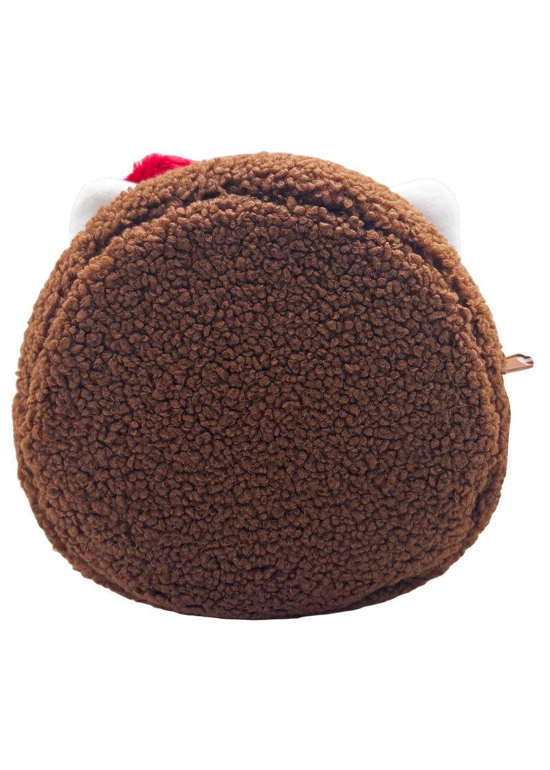 Monchhichi X Sanrio Hello Kitty Face Plush Cosmetic Bag -Limited Edition