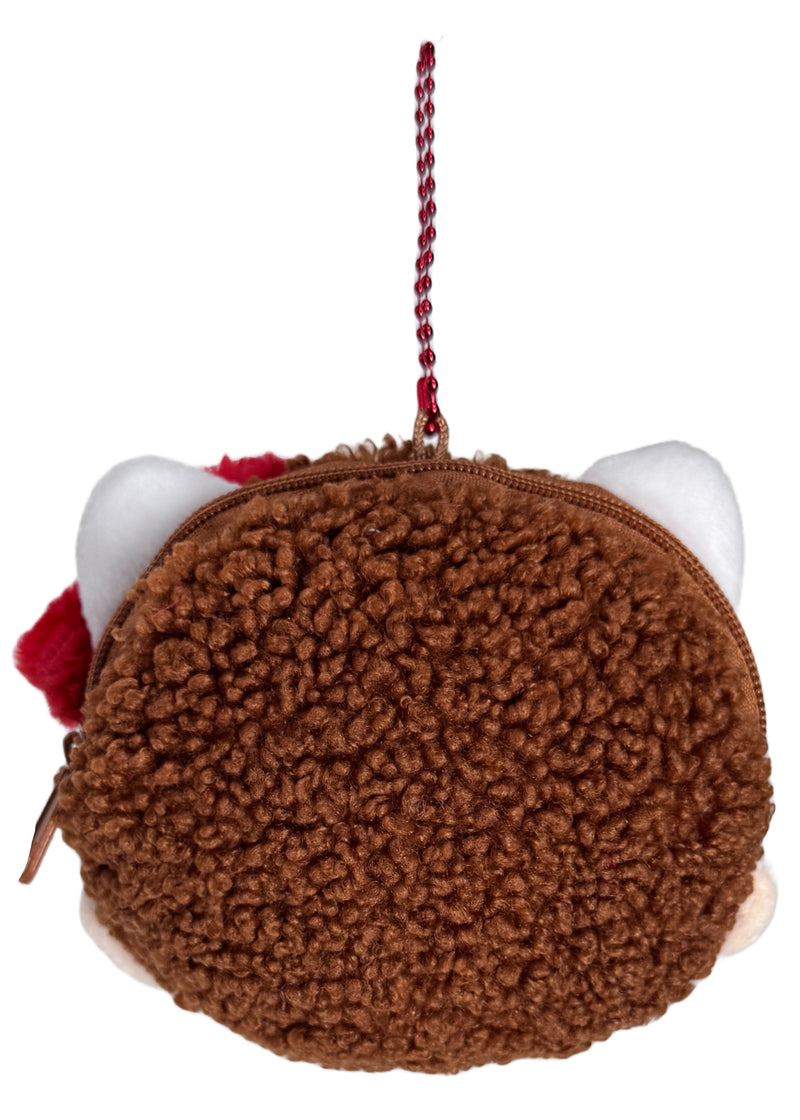 Monchhichi X Sanrio Hello Kitty Face Plush Coin Pouch -Limited Edition