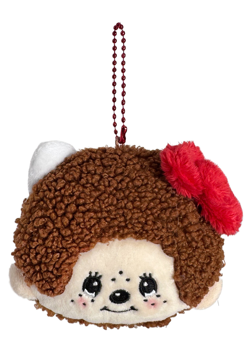 Monchhichi X Sanrio Hello Kitty Face Plush Coin Pouch -Limited Edition
