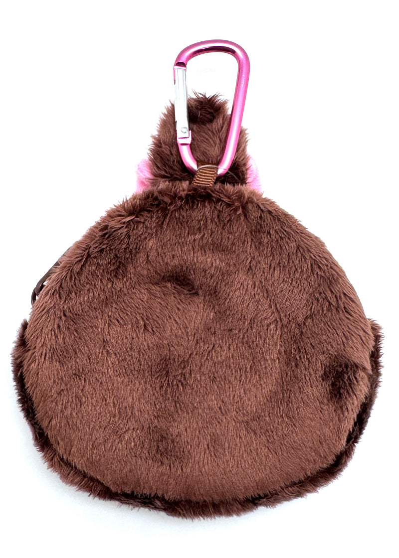 Monchhichi-Chan Face Plush Coin Pouch