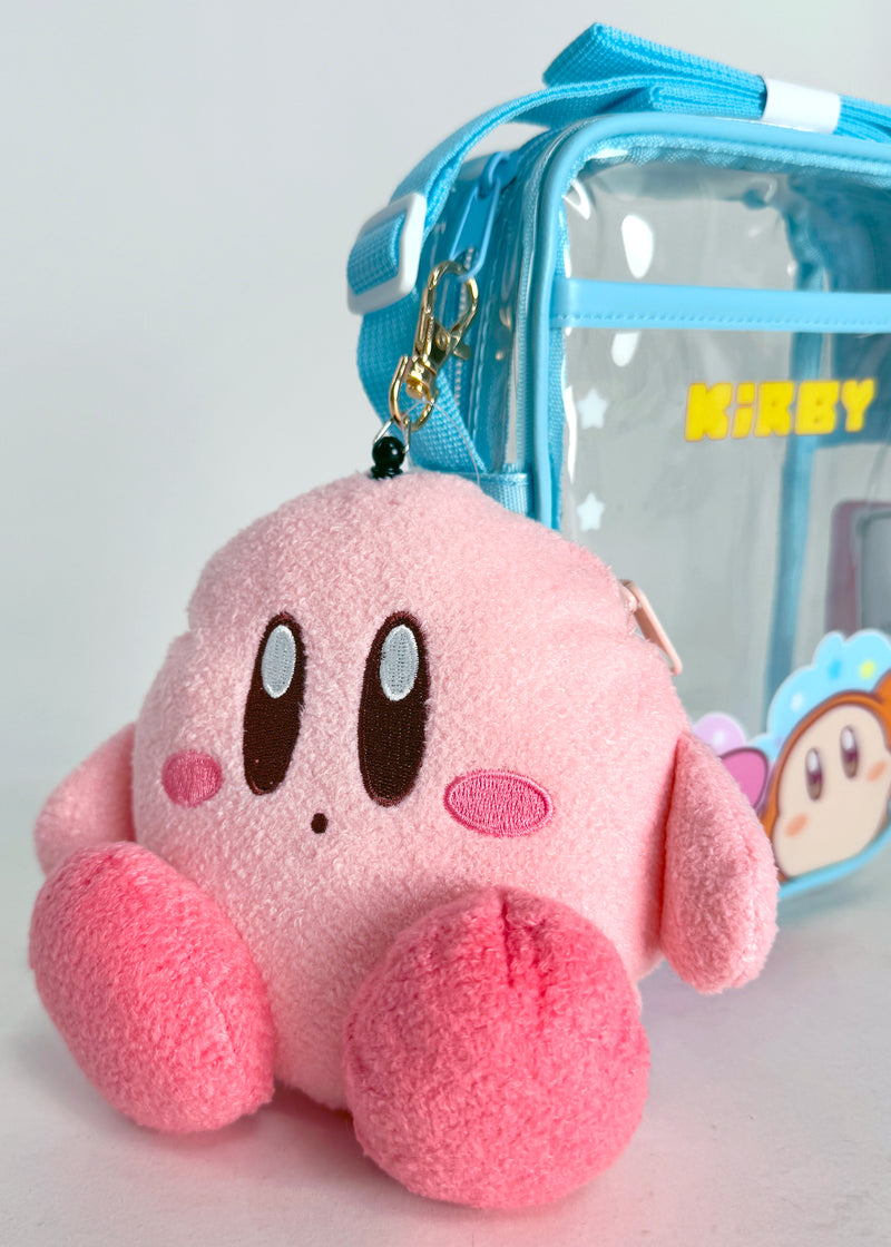 Nintendo Kirby Retractable Cord Pass Holder Plush Mascot