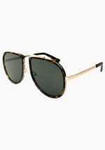 Sky Sunglasses in Tortoise/Green