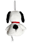 Peanuts Snoopy Classic Corduroy Plush Ball Chain Mascot Keychain