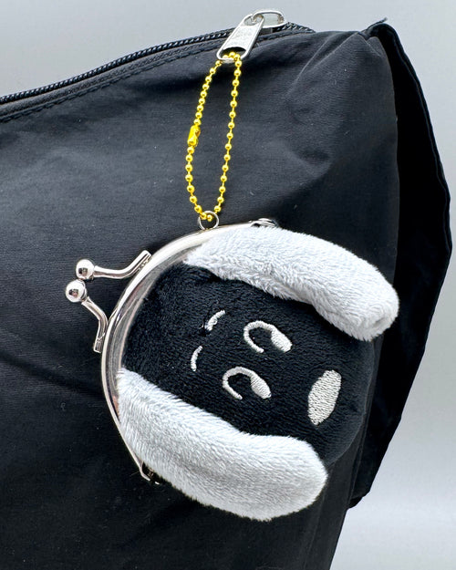 Peanuts Snoopy Surprised Face Plush Coin Bag