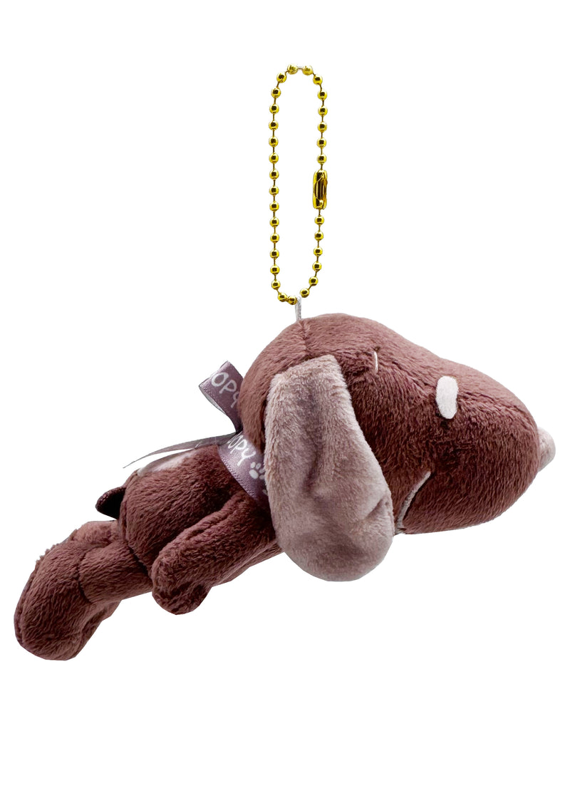 Peanuts Snoopy Holiday Cocoa Plush Mascot Keychain