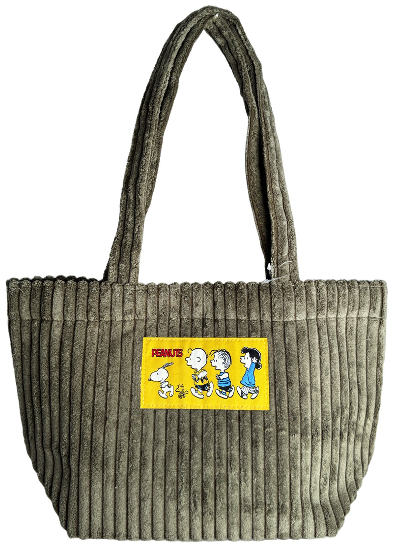 Peanuts Snoopy and the Gang Corduroy Tote