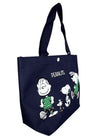 Peanuts Snoopy and Friends Canvas Navy Lunch Tote