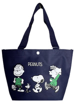 Peanuts Snoopy and Friends Canvas Navy Lunch Tote