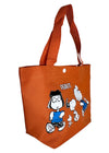 Peanuts Snoopy and Friends Canvas Orange Lunch Tote