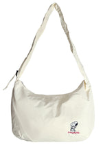 Peanuts Snoopy Medium Nylon Ivory Shoulder Bag