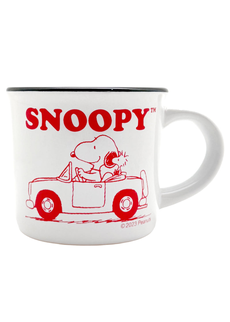 Peanuts Snoopy Road Trip Mugs -2PC Set