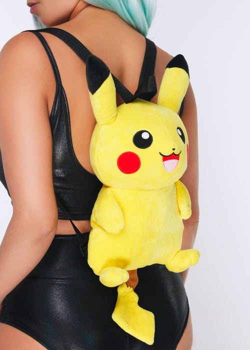 Pokemon Pikachu Plush Backpack