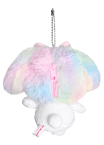 Sanrio My Melody Pastel Rainbow Plush Ball Chain Mascot Keychain