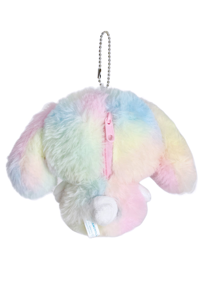 Sanrio Cinnamoroll Pastel Rainbow Plush Ball Chain Mascot Keychain