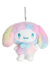 Sanrio Cinnamoroll Pastel Rainbow Plush Ball Chain Mascot Keychain