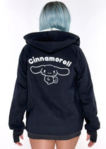 Sanrio Cinnamoroll Sherpa Zip Up Hoodie