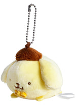 Sanrio Pompompurin Plush Mascot Keychain