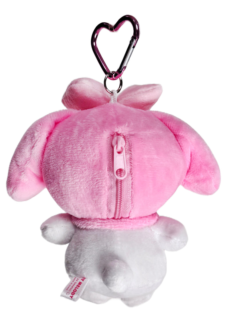 Sanrio My Melody Plush Mascot Carabiner Pouch