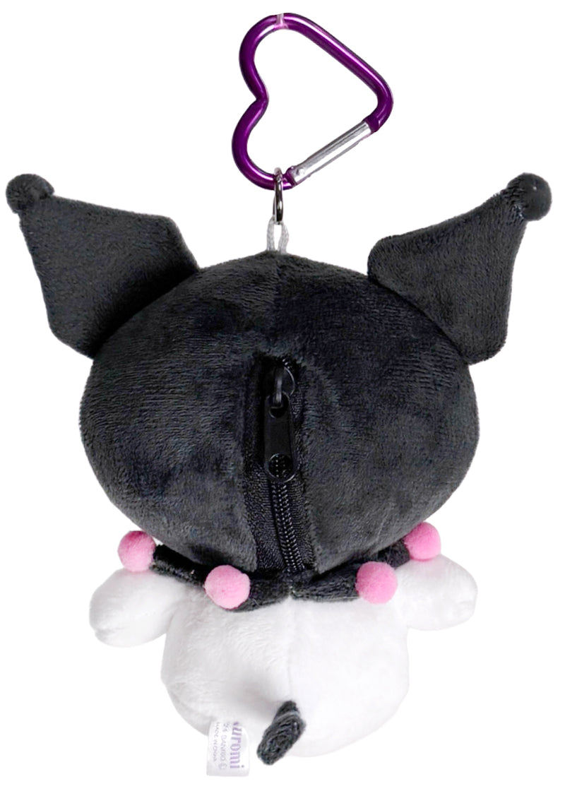 Sanrio Kuromi Plush Mascot Carabiner Pouch