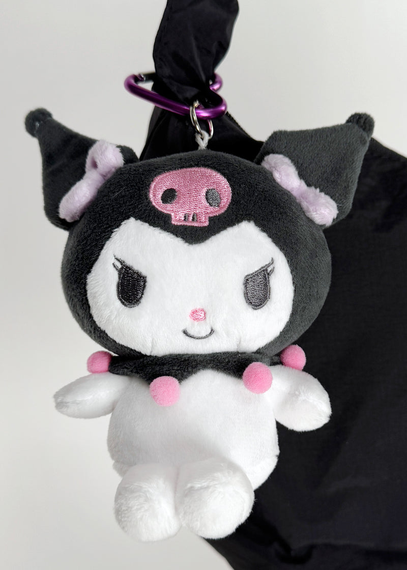 Sanrio Kuromi Plush Mascot Carabiner Pouch