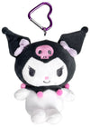 Sanrio Kuromi Plush Mascot Carabiner Pouch