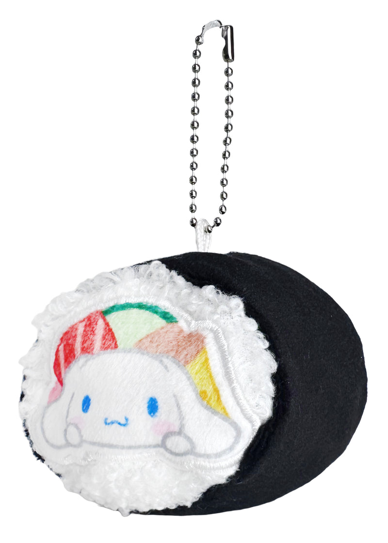 Sanrio Cinnamoroll Sushi Roll Plush Mascot Keychain