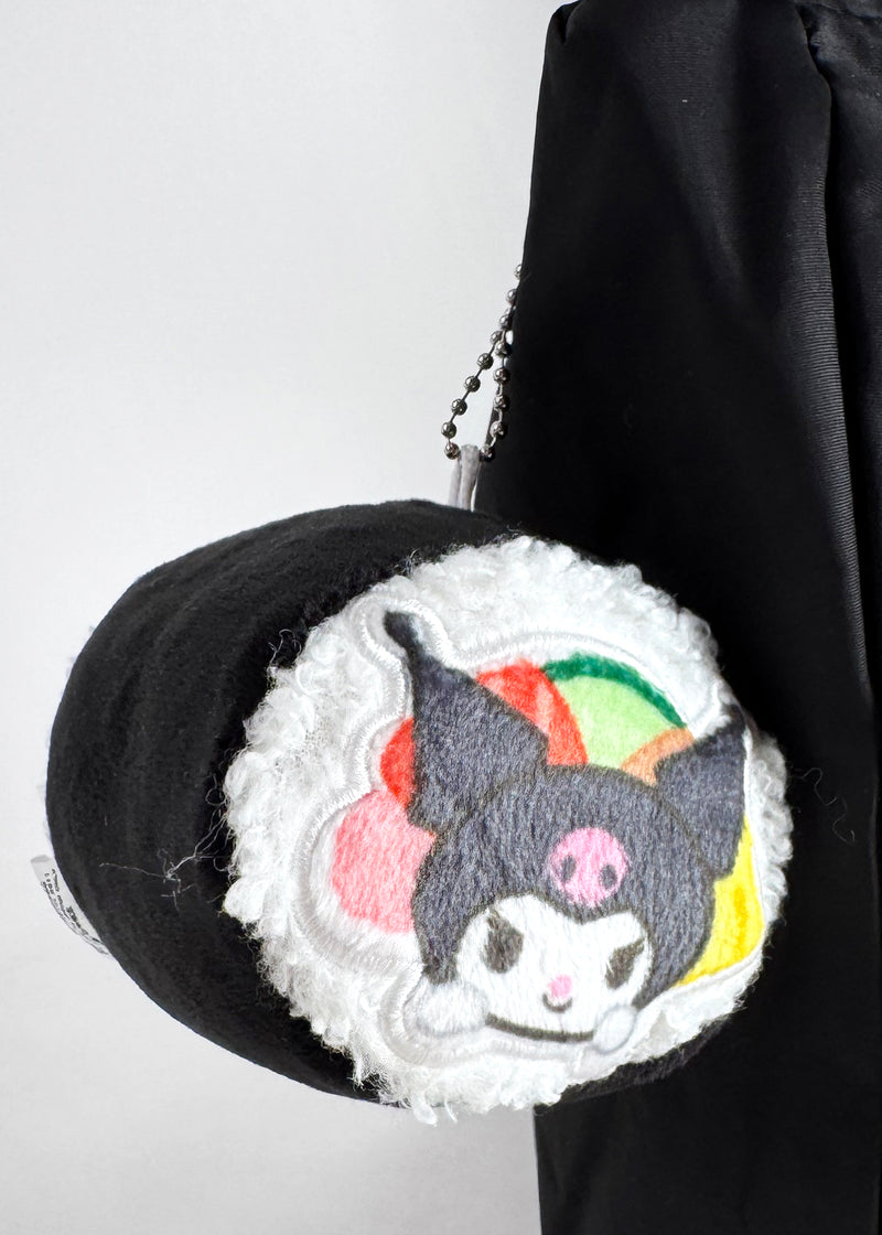 Sanrio Kuromi Sushi Roll Plush Mascot Keychain