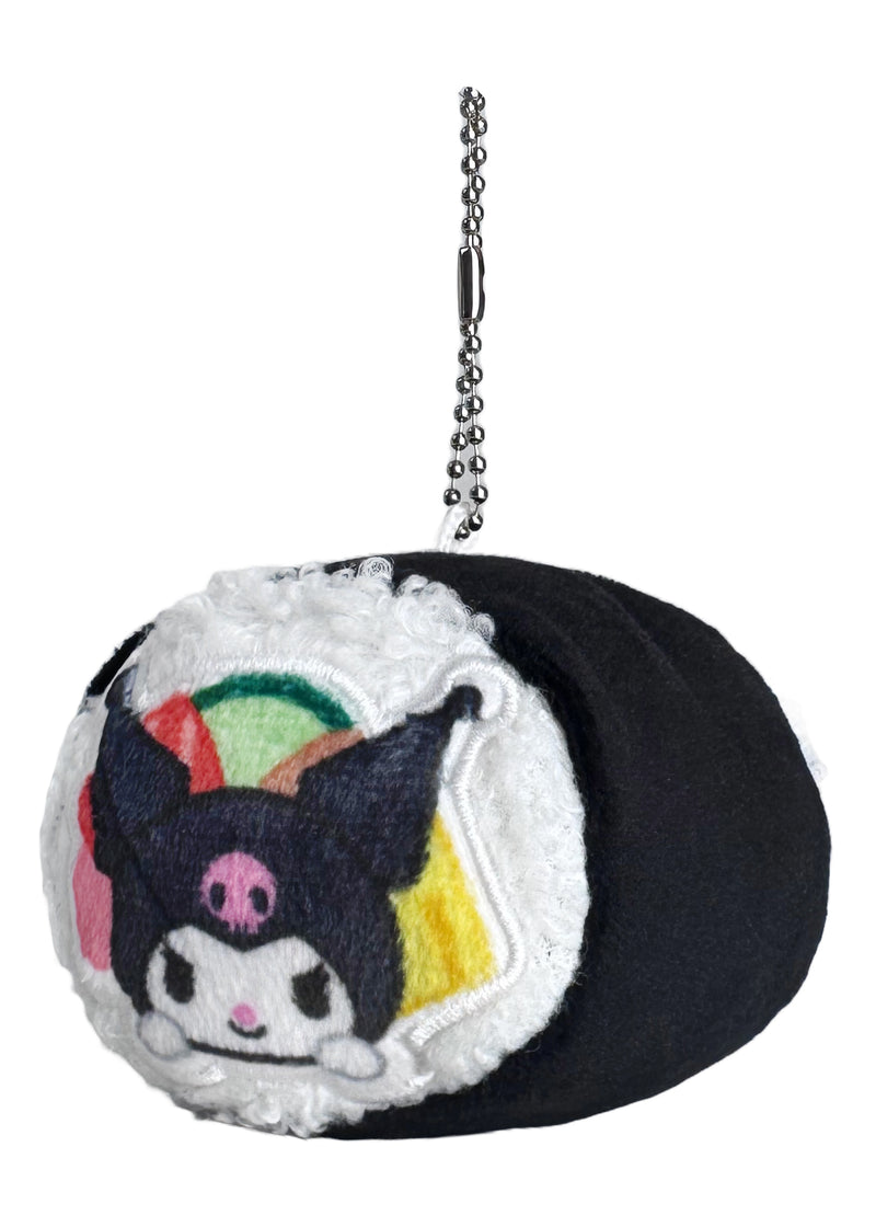 Sanrio Kuromi Sushi Roll Plush Mascot Keychain