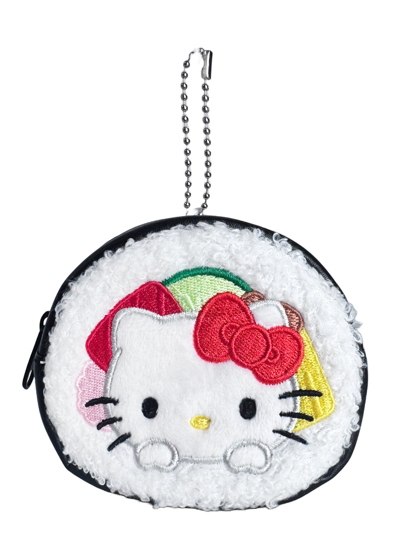 Sanrio Hello Kitty Sushi Roll Plush Coin Bag