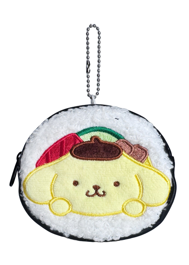 Sanrio Pompompurin Sushi Roll Plush Coin Bag
